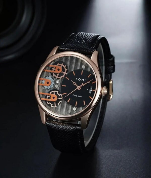 TOMI Face Gear Dual Strap Luxury T-106 | The Tomi Watches - Image 2