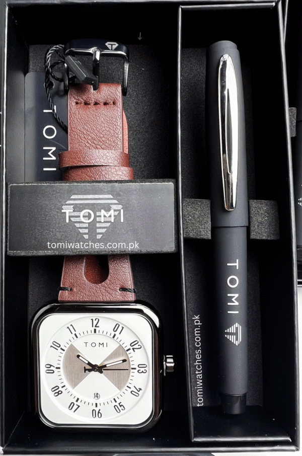 TOMI T-094 Luxury Watch with Pen Gift Set | The Tomi Watches - Image 11