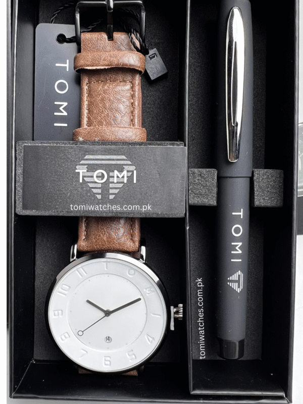 TOMI T-085 Men's Watch with Pen Gift Set | The Tomi Watches - Image 10