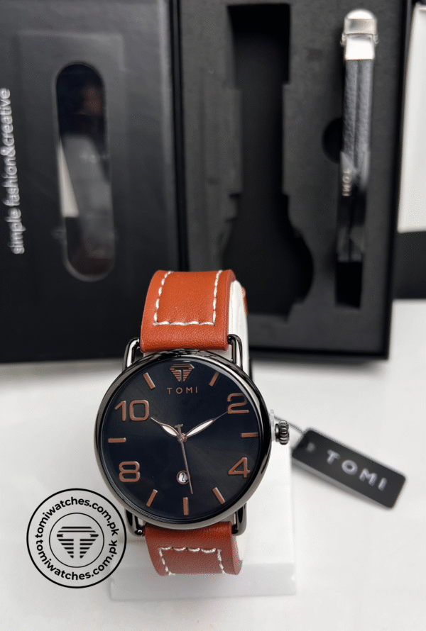 TOMI T-035 Men's Luxury Watch & Bracelet Gift Set | The Tomi Watches - Image 3