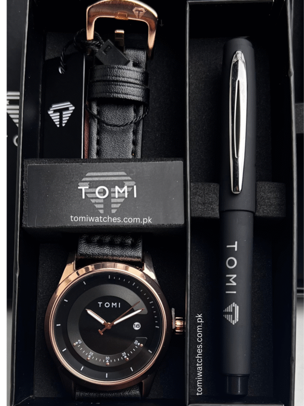 TOMI T-099 Men's Watch with Pen Gift Set | The Tomi Watches - Image 10