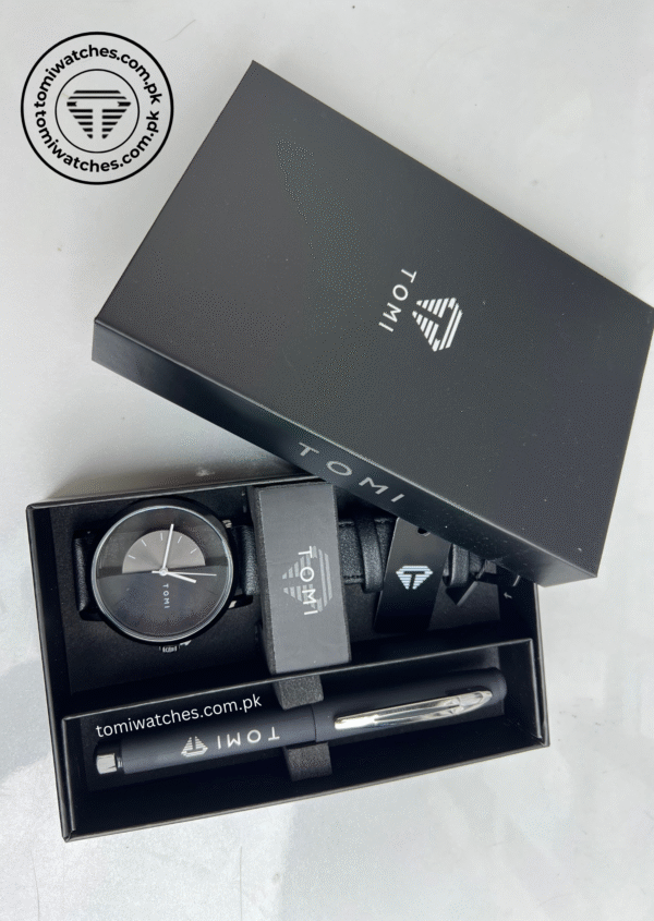 TOMI T-080 Unisex Watch with Pen Gift Set | The Tomi Watches - Image 9