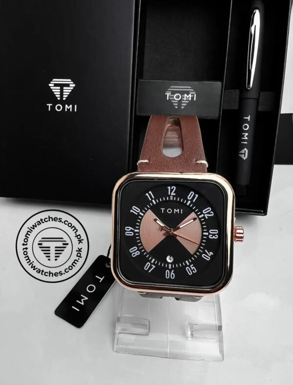 TOMI T-094 Luxury Watch with Pen Gift Set | The Tomi Watches