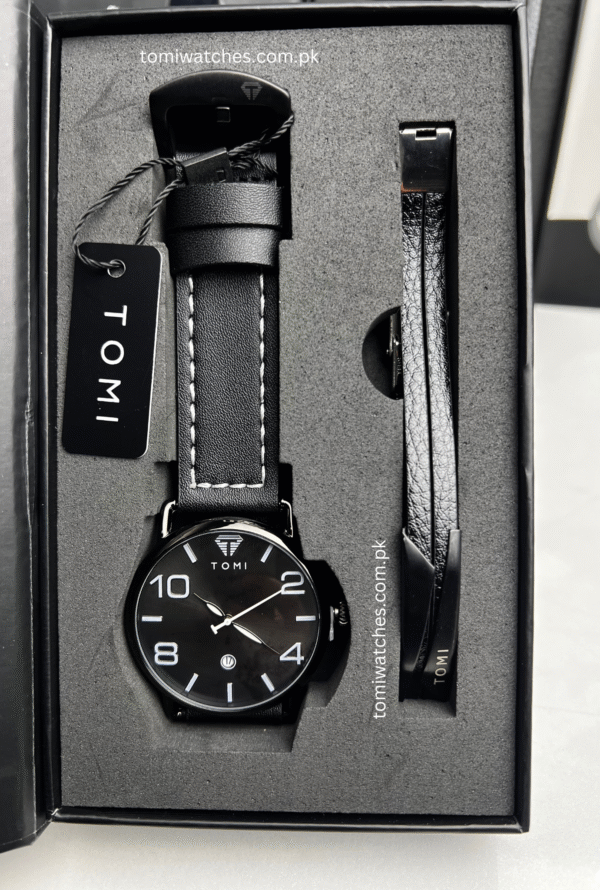 TOMI T-035 Men's Luxury Watch & Bracelet Gift Set | The Tomi Watches - Image 15