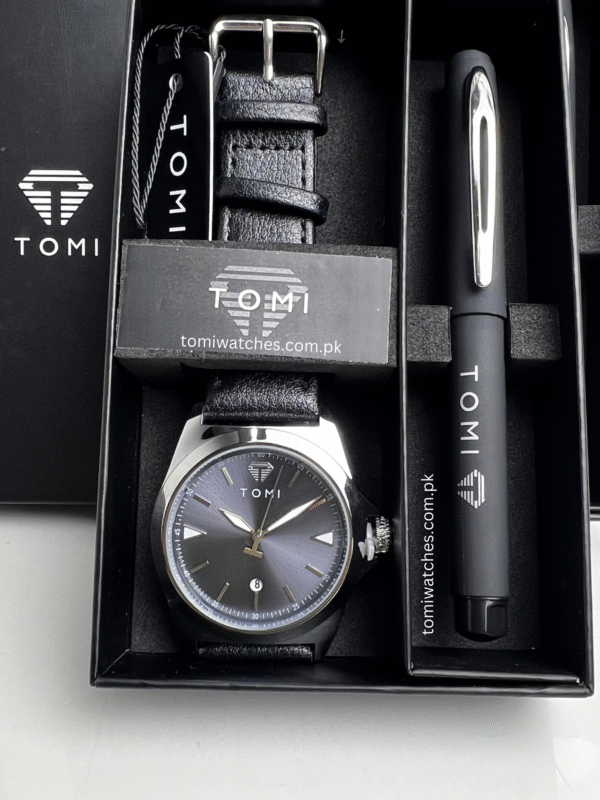 TOMI T-041 Business Watch with Pen Gift Set | The Tomi Watches - Image 17