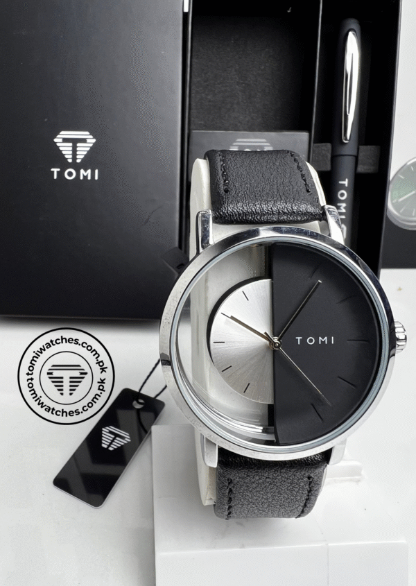 TOMI T-080 Unisex Watch with Pen Gift Set | The Tomi Watches - Image 3