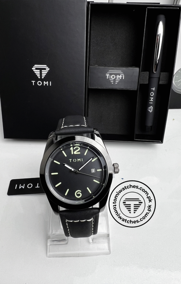 TOMI T-095 Men's Watch with Pen Gift Set | The Tomi Watches - Image 4
