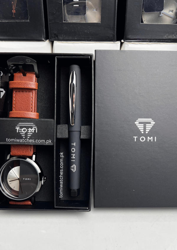 TOMI T-080 Unisex Watch with Pen Gift Set | The Tomi Watches - Image 10