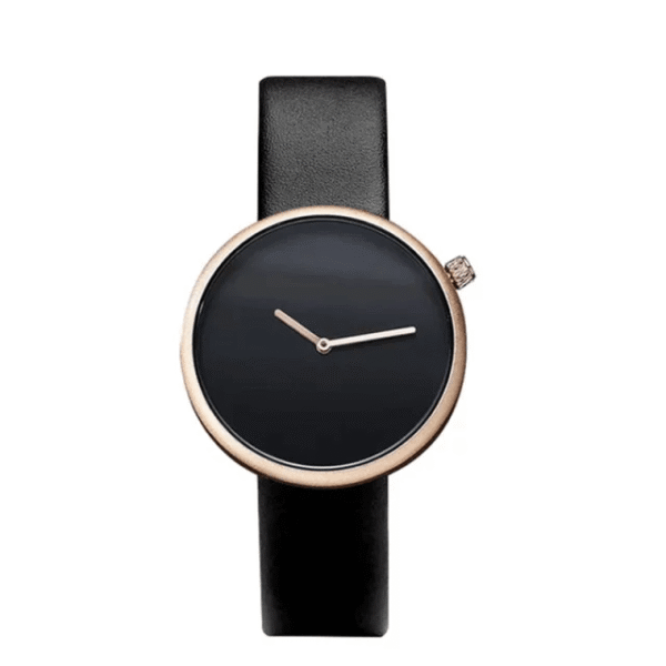 TOMI T-078 Unisex Watch Round Dial Leather Strap - Tomi Watches