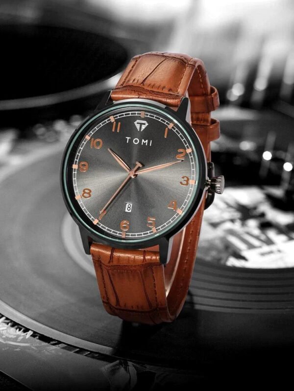 TOMI T-108 Quartz Watch – Stylish, Unisex, Date Display | The Tomi Watches - Image 10