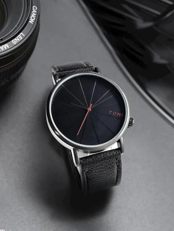 TOMI T-082 Quartz Slim Round Dial Watch | The Tomi Watches - Image 3