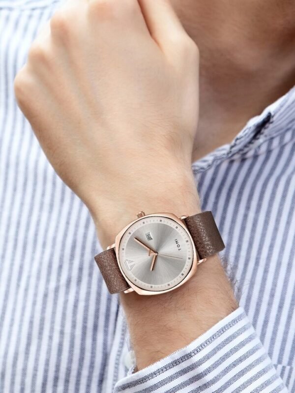 TOMI Men's Watch Leather Strap T-044 | The Tomi Watches - Image 12