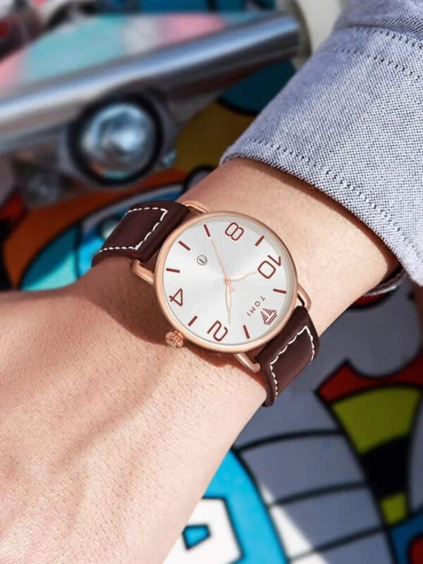 TOMI T-035 Men's Luxury Watch & Bracelet Gift Set | The Tomi Watches - Image 8