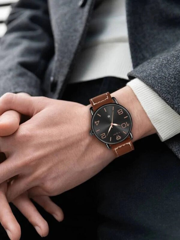 TOMI T-035 Men's Luxury Watch & Bracelet Gift Set | The Tomi Watches - Image 9