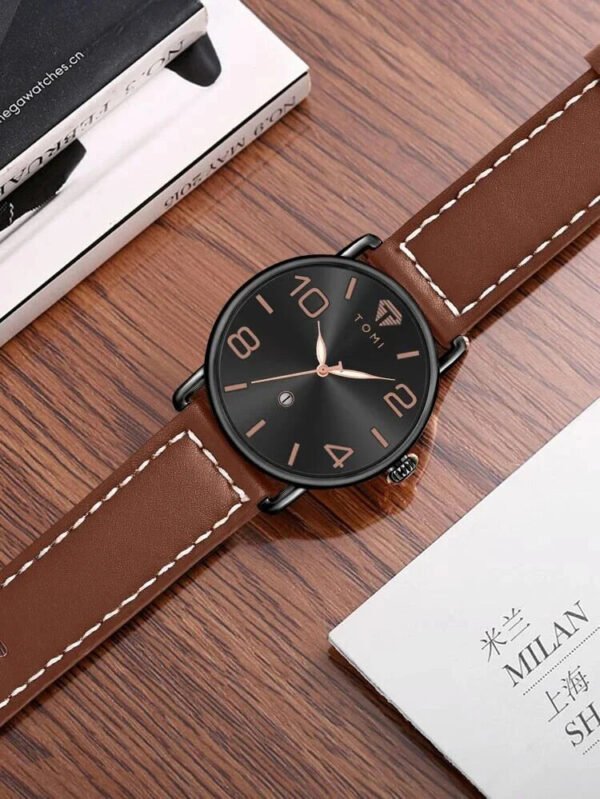 TOMI Men Wrist Watch Quartz Date T-035 | The Tomi Watches - Image 5