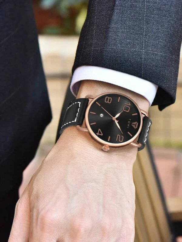 TOMI T-035 Men's Luxury Watch & Bracelet Gift Set | The Tomi Watches - Image 10