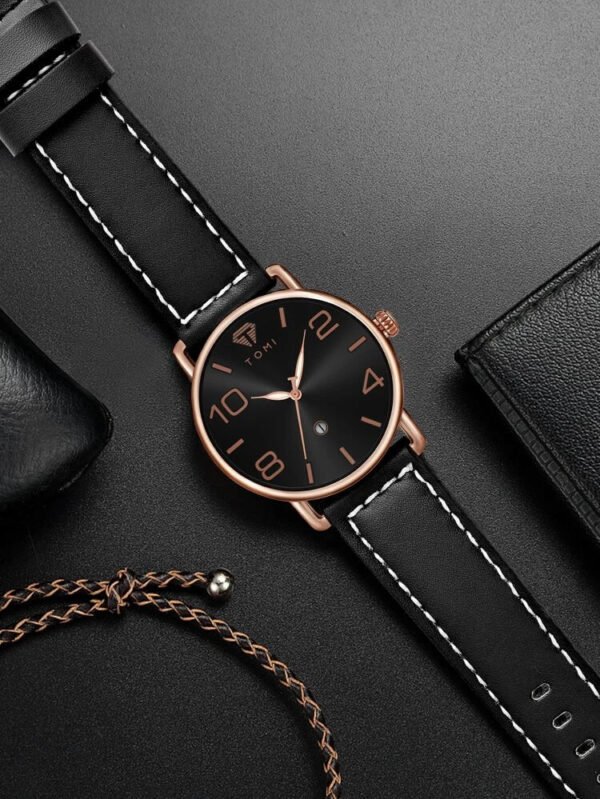 TOMI Men Wrist Watch Quartz Date T-035 | The Tomi Watches - Image 12