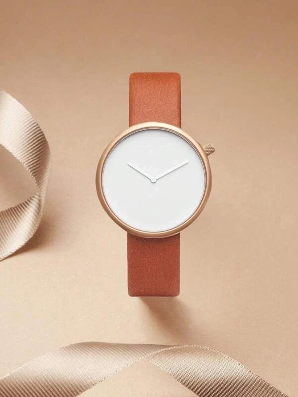 TOMI T-078 Unisex Watch Round Dial Leather Strap - Tomi Watches