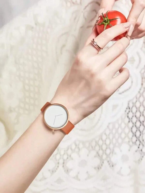 TOMI T-078 Unisex Leather Strap Watch – Elegant & Stylish Timepiece - Image 9