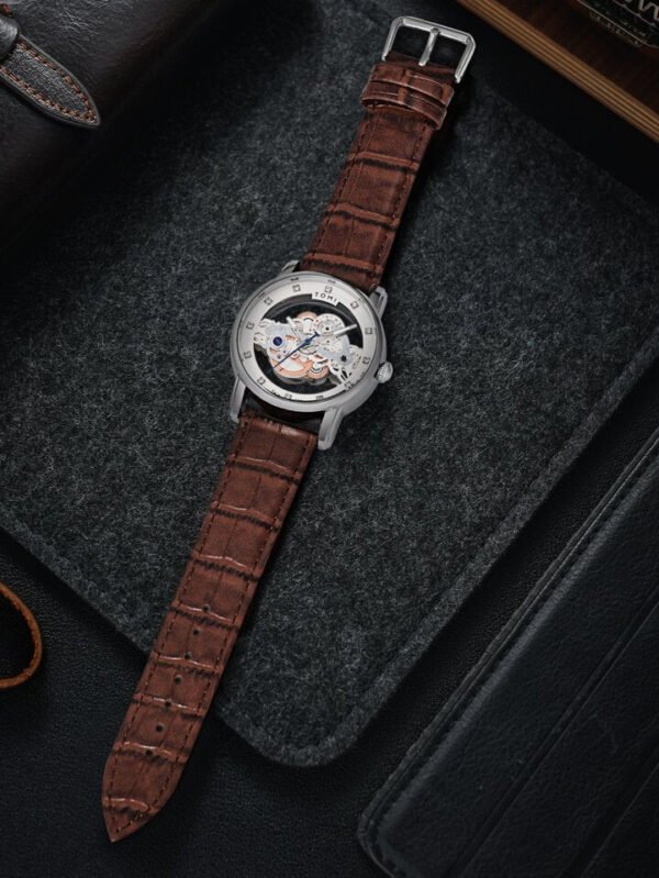 TOMI Skelton Face Gear Dual Strap Luxury T-102 | The Tomi Watches - Image 26