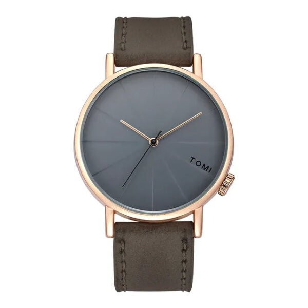 TOMI T-082 Quartz Slim Round Dial Watch | The Tomi Watches - Image 11