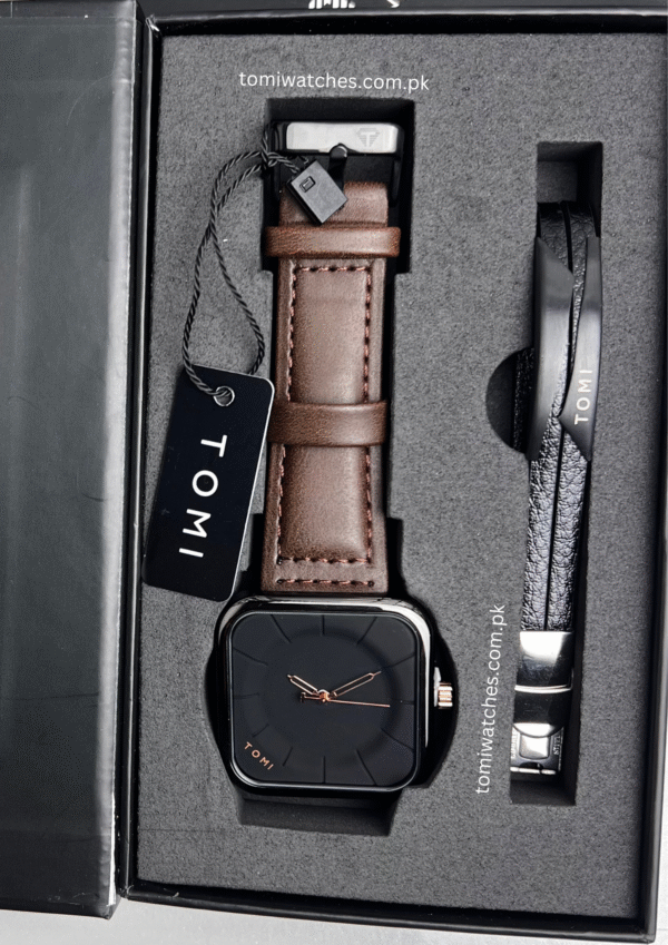 TOMI T-093 Men's Watch with Bracelet | The Tomi Watches - Image 11