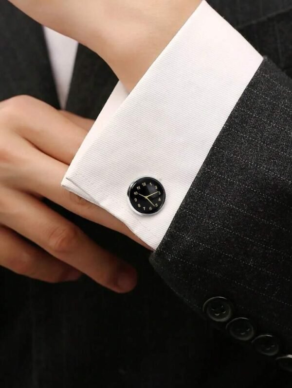 TOMI T-601 Luxury Business Chronograph Watch Tie Pin Cufflinks - Tomi Watches