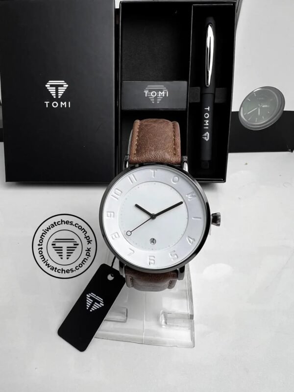 TOMI T-085 Men's Watch with Pen Gift Set | The Tomi Watches