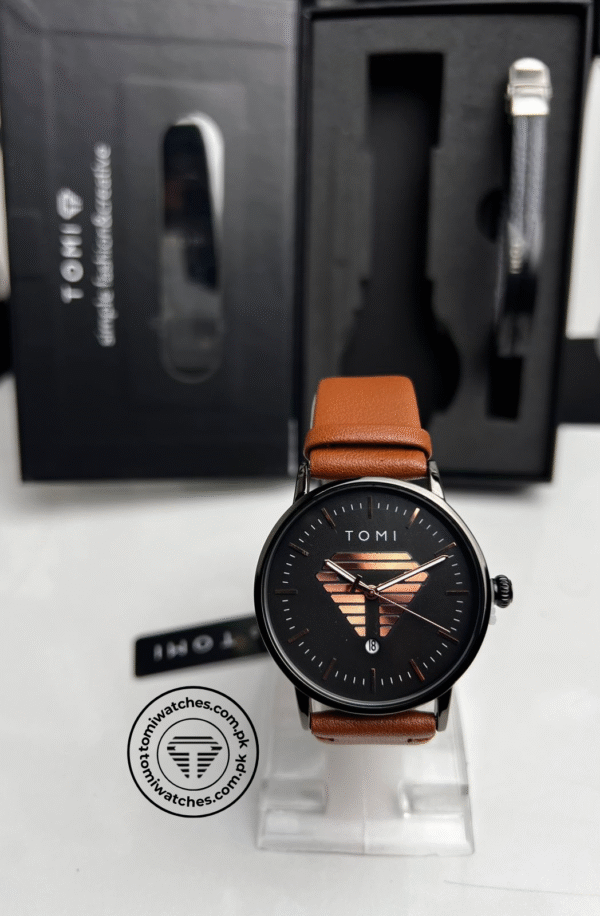 TOMI T-042 Stylish Men's Watch & Bracelet Gift Set | The Tomi Watches - Image 2