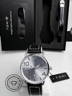 TOMI T-035 Men's Luxury Watch & Bracelet Gift Set | The Tomi Watches