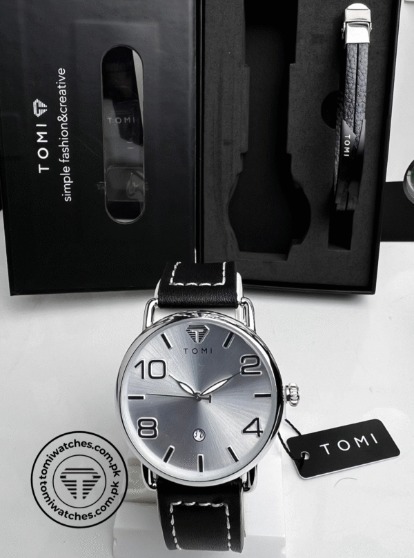 TOMI T-035 Men's Luxury Watch & Bracelet Gift Set | The Tomi Watches