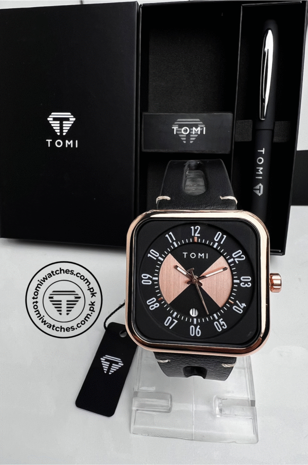 TOMI T-094 Luxury Watch with Pen Gift Set | The Tomi Watches - Image 3