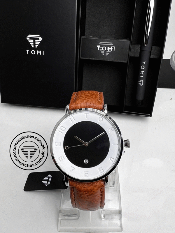 TOMI T-085 Men's Watch with Pen Gift Set | The Tomi Watches - Image 3