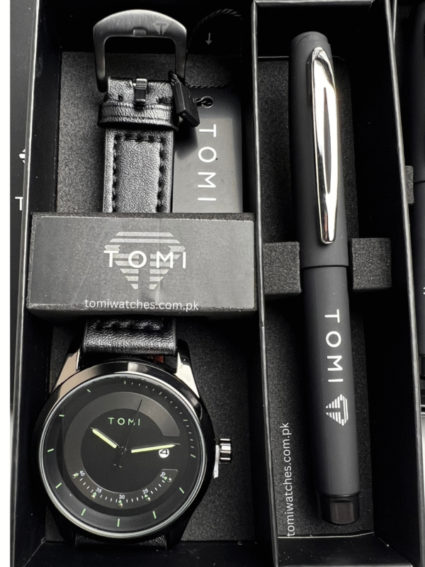 TOMI T-099 Men's Watch with Pen Gift Set | The Tomi Watches - Image 13