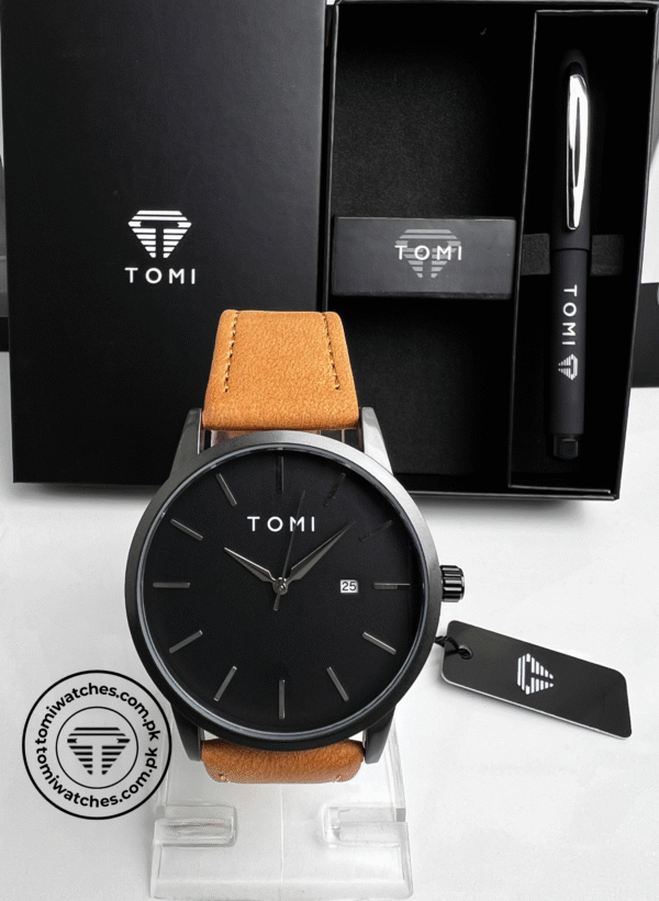 TOMI T-071 Men Watch Date with Pen Gift Set | The Tomi Watches - Image 4