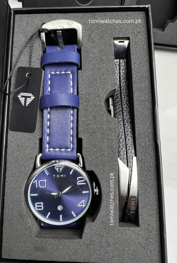 TOMI T-035 Men's Luxury Watch & Bracelet Gift Set | The Tomi Watches - Image 16