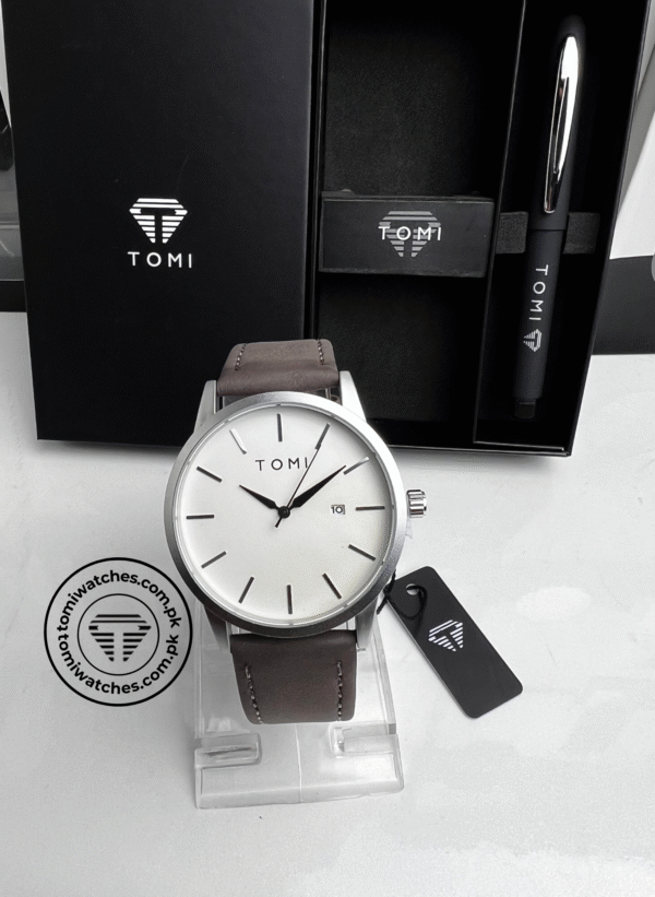 TOMI T-071 Men Watch Date with Pen Gift Set | The Tomi Watches - Image 2