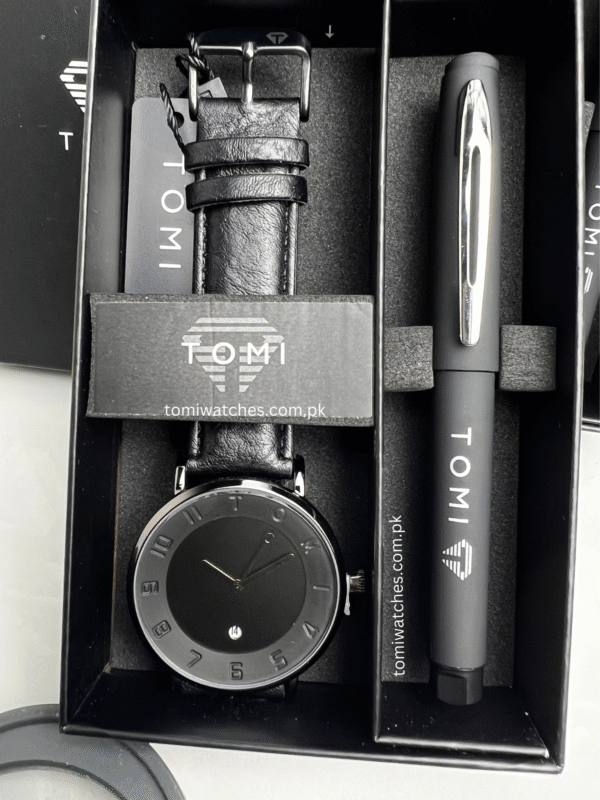 TOMI T-085 Men's Watch with Pen Gift Set | The Tomi Watches - Image 11
