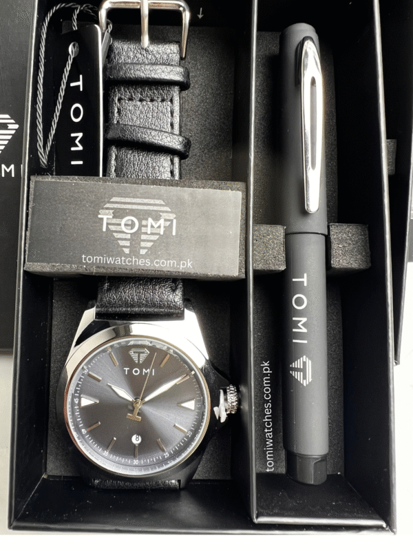 TOMI T-041 Business Watch with Pen Gift Set | The Tomi Watches - Image 18