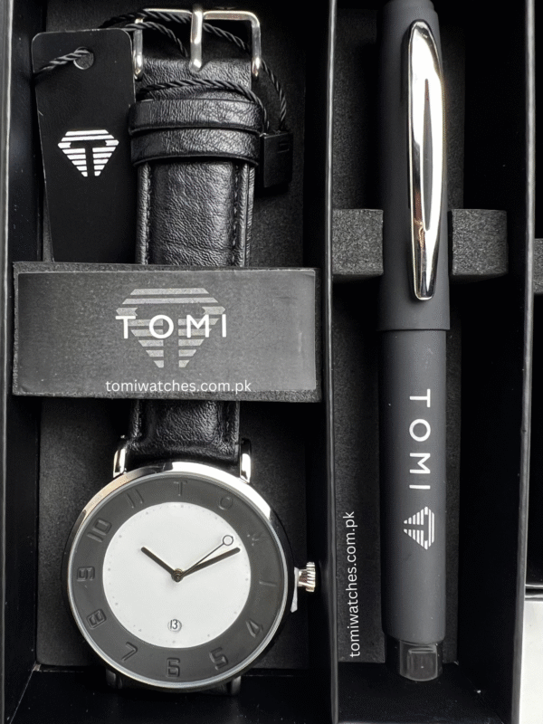 TOMI T-085 Men's Watch with Pen Gift Set | The Tomi Watches - Image 9