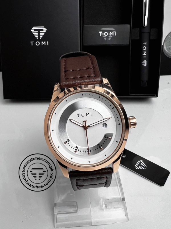 TOMI T-099 Men's Watch with Pen Gift Set | The Tomi Watches - Image 4
