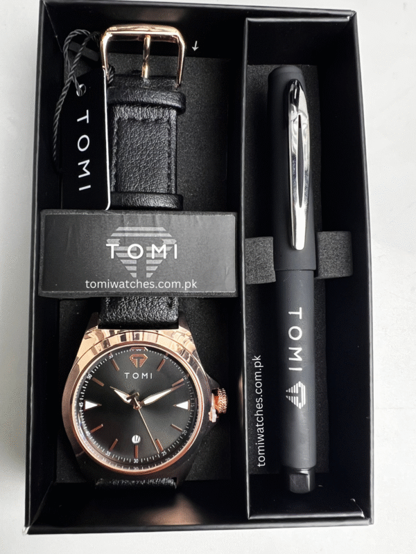 TOMI T-041 Business Watch with Pen Gift Set | The Tomi Watches - Image 19