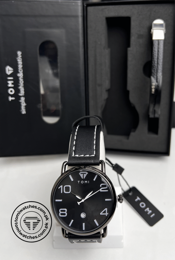 TOMI T-035 Men's Luxury Watch & Bracelet Gift Set | The Tomi Watches - Image 5