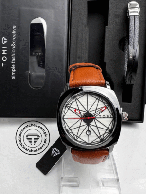 TOMI T-112 Stylish Men's Watch with Bracelet Gift Set | The Tomi Watches