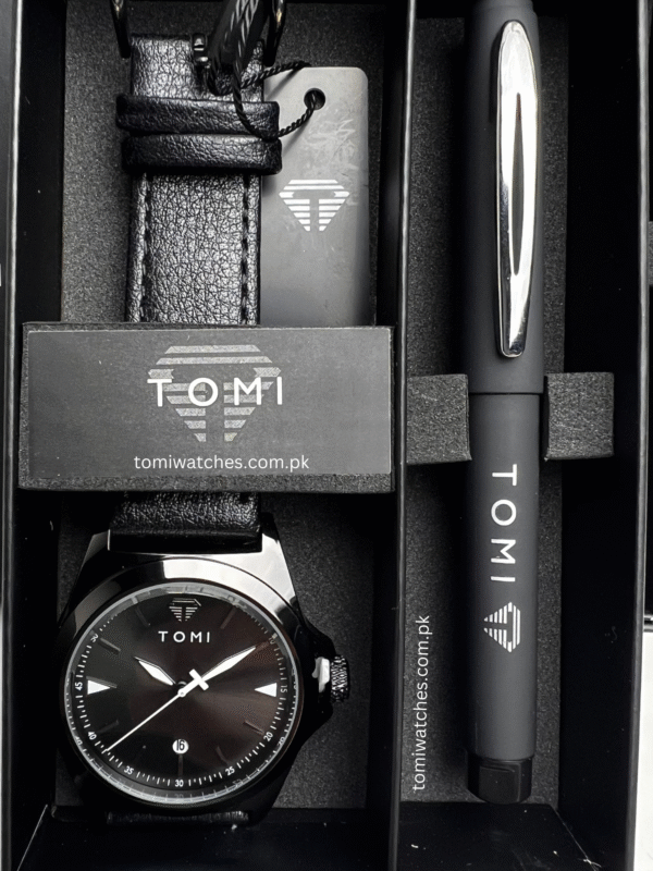 TOMI T-041 Business Watch with Pen Gift Set | The Tomi Watches - Image 20