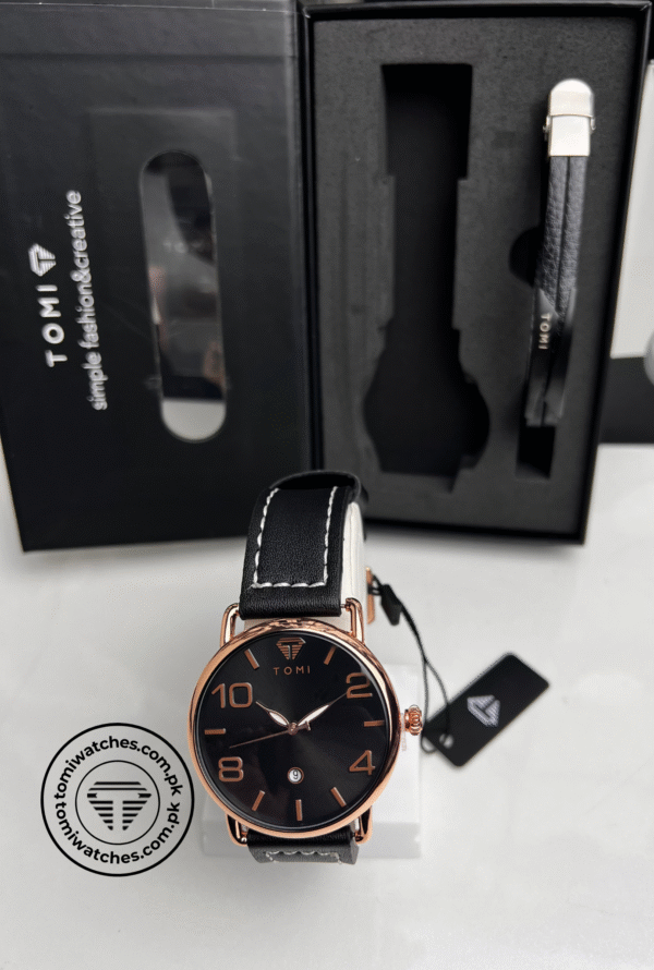 TOMI T-035 Men's Luxury Watch & Bracelet Gift Set | The Tomi Watches - Image 4