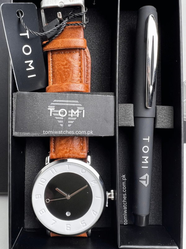 TOMI T-085 Men's Watch with Pen Gift Set | The Tomi Watches - Image 12