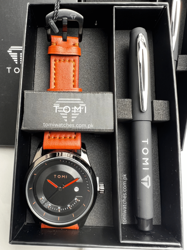 TOMI T-099 Men's Watch with Pen Gift Set | The Tomi Watches - Image 15