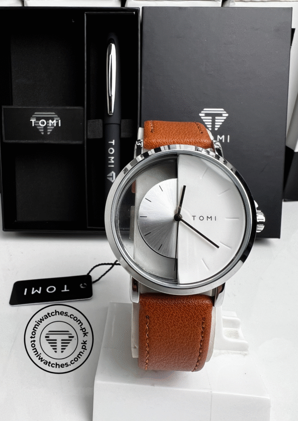 TOMI T-080 Unisex Watch with Pen Gift Set | The Tomi Watches - Image 4
