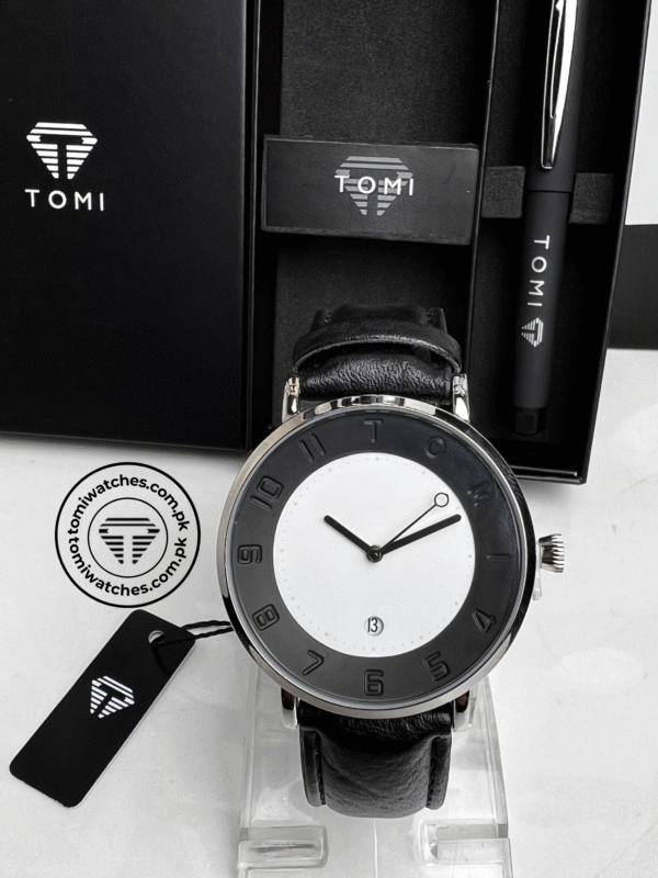 TOMI T-085 Men's Watch with Pen Gift Set | The Tomi Watches - Image 4